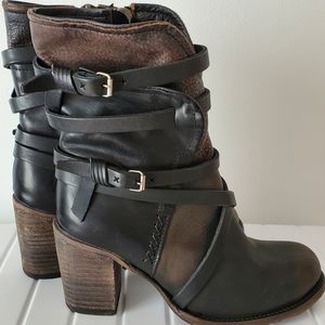 Incredible leather boots. Freebird by Steven in signature style Baker